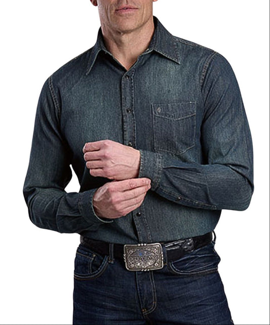 Stetson Men's Denim Snap Shirt