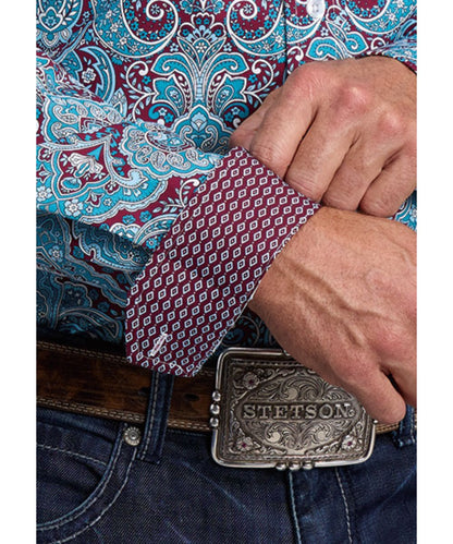 Stetson Men's Willow Paisley Button Down Shirt