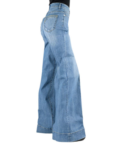Stetson Women's Wide Leg Western Trouser Jean