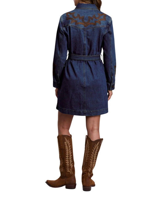 Stetson Women's Embroidered Denim Dress