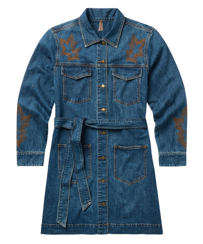Stetson Women's Embroidered Denim Dress