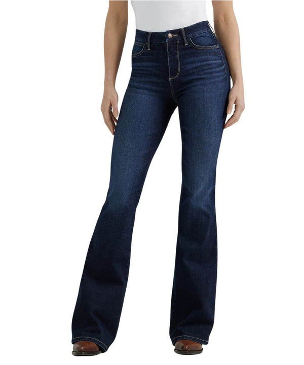 Wrangler Women's High Rise Bespoke Flare Jean