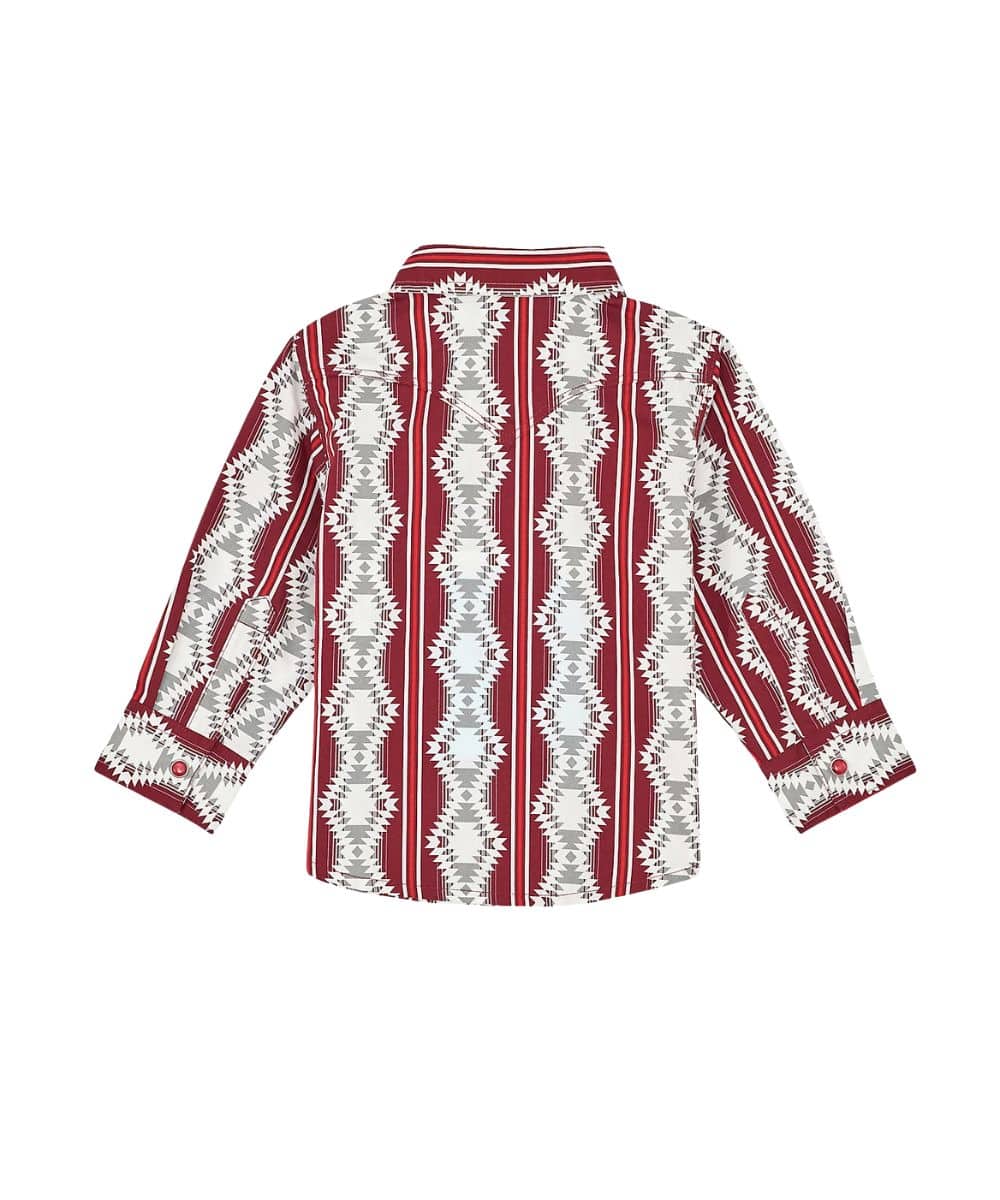 Wrangler Little Boys' Checotah Western Snap Shirt