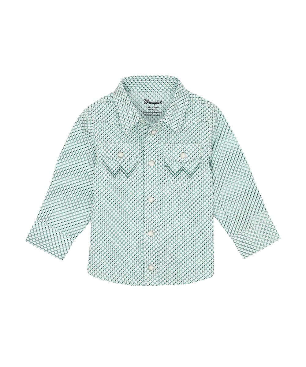 Wrangler Little Boys' Western Snap Shirt