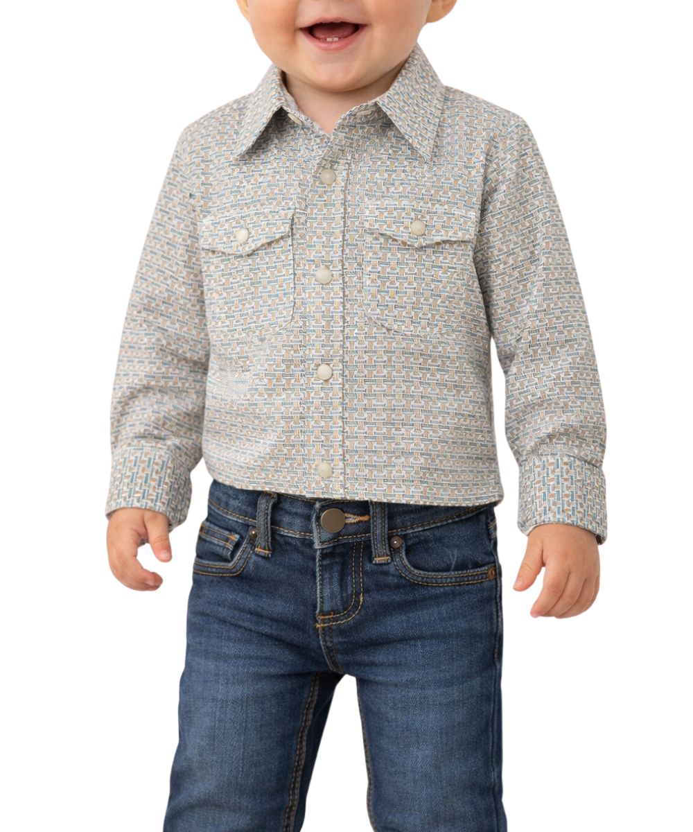Wrangler Boys' 20X Western Snap Shirt
