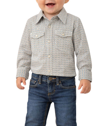 Wrangler Boys' 20X Western Snap Shirt