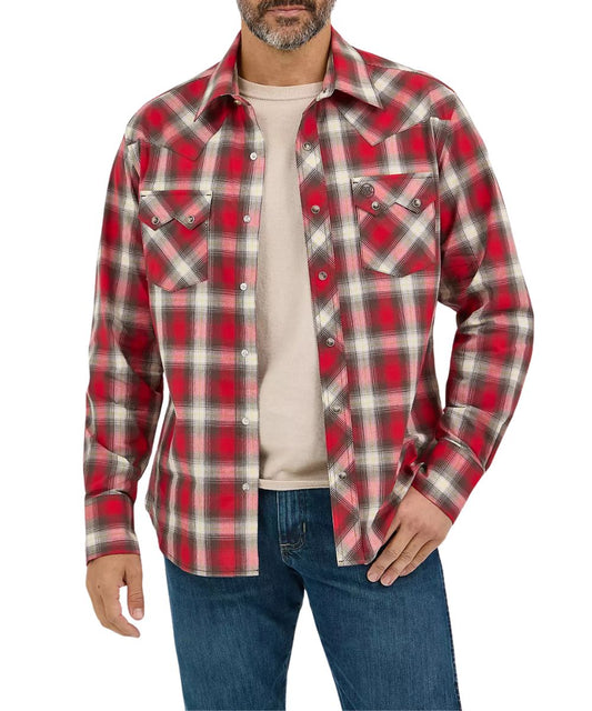 Wrangler Men's Retro Western Snap Shirt