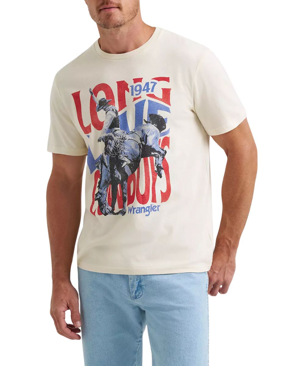 Wrangler Men's Riding Cowboy Tee