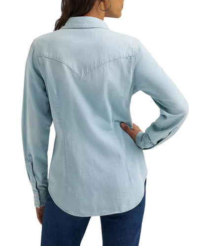 Wrangler Women's Vintage Western Snap Shirt
