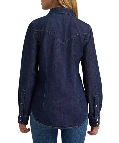 Wrangler Women's Denim Snap Shirt
