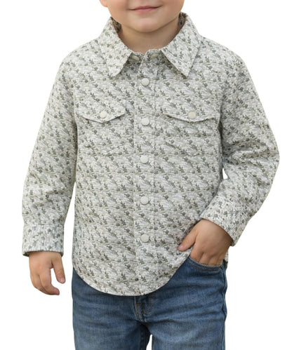 Wrangler Little Boys' Western Snap Shirt