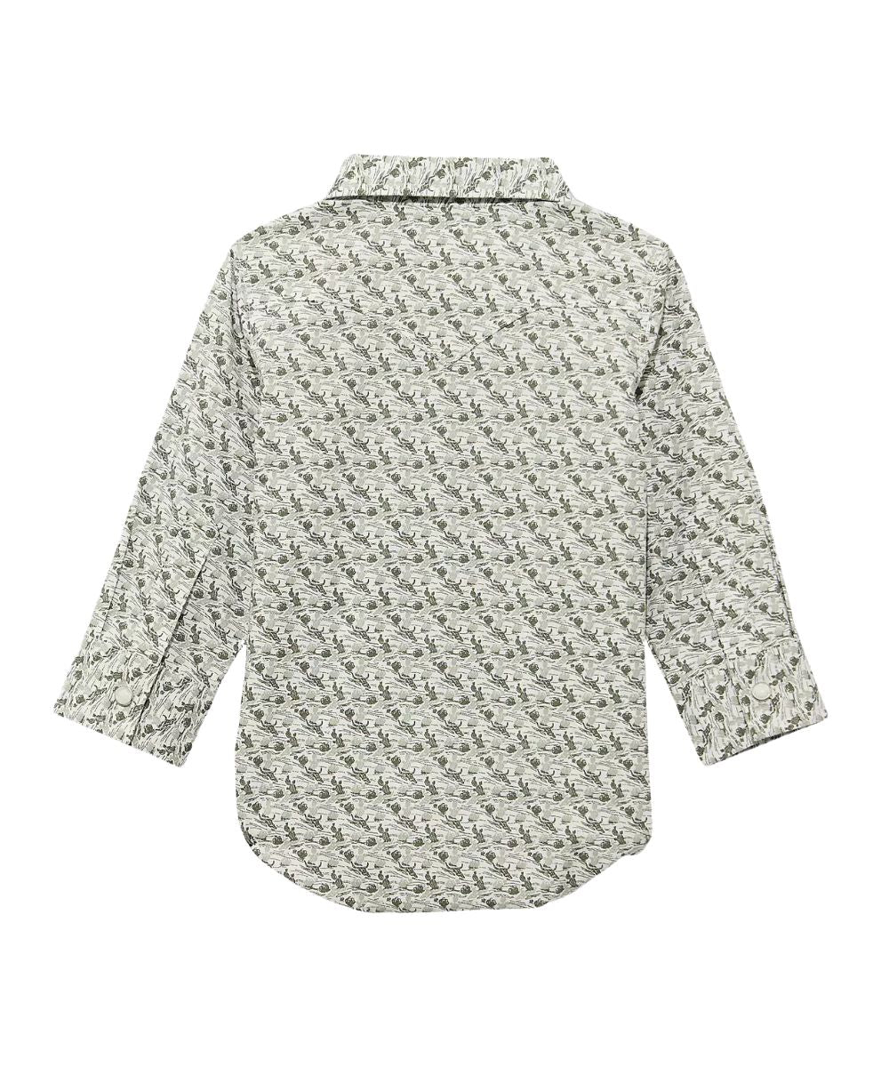 Wrangler Little Boys' Western Snap Shirt