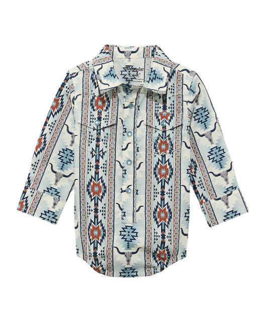 Wrangler Infant Boys' Checotah Snap Onesie