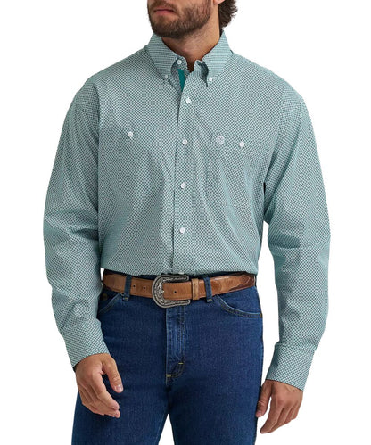 Wrangler Men's George Strait Button Down Shirt