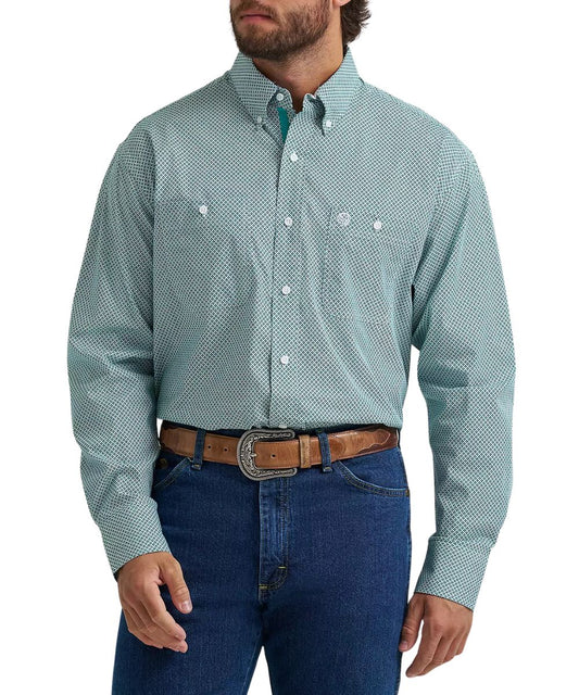 Wrangler Men's George Strait Button Down Shirt