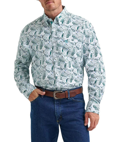 Wrangler Men's George Strait Button Down Shirt