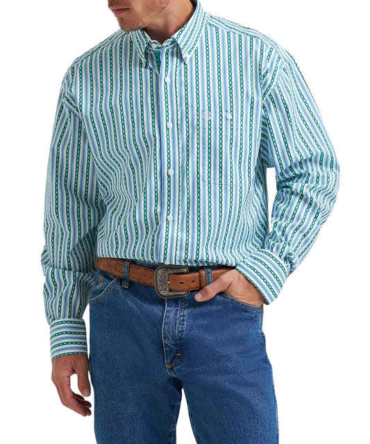 Wrangler Men's George Strait Button Down Shirt
