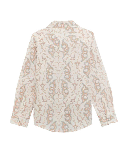 Wrangler Girls' Western Snap Shirt