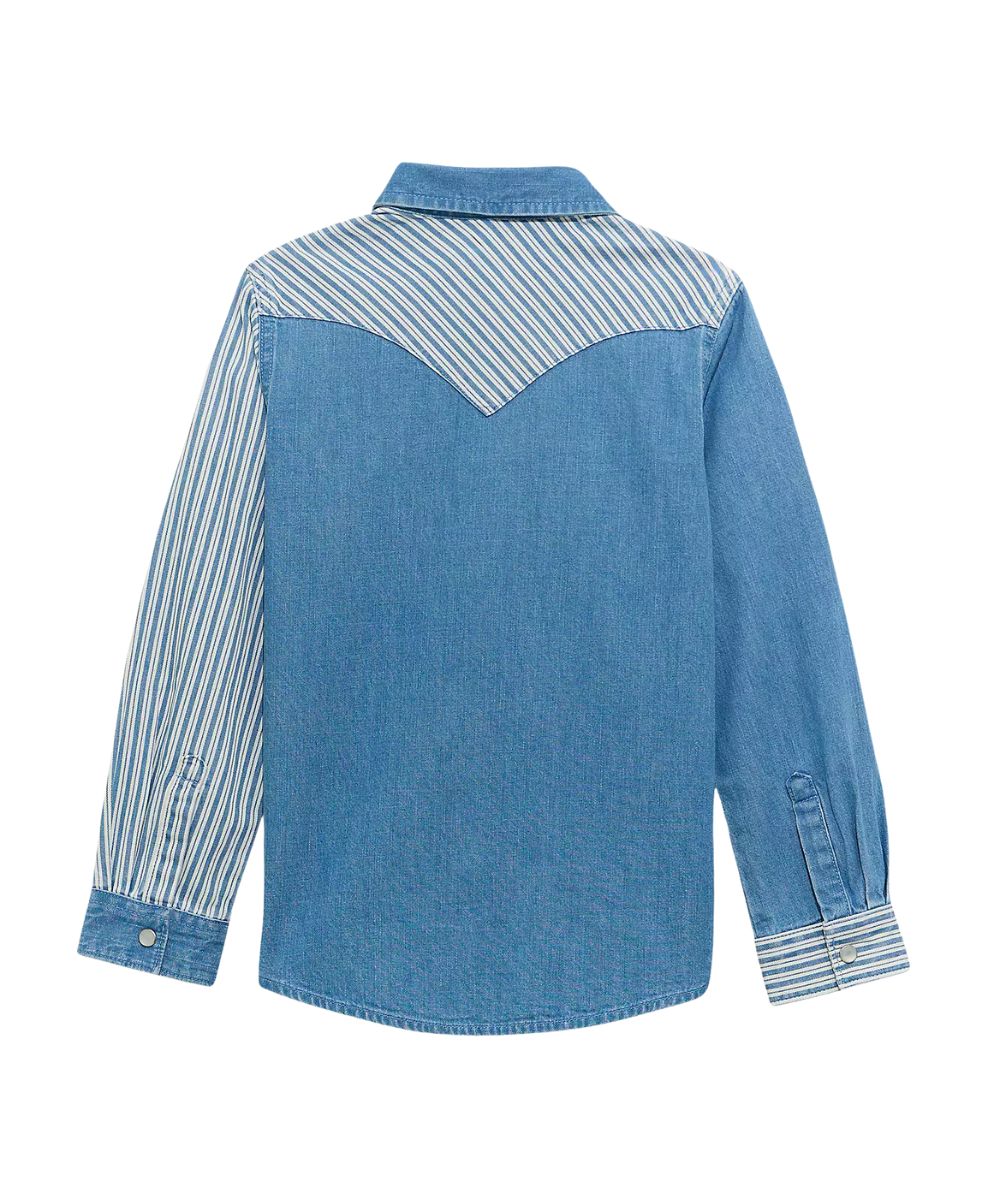 Wrangler Girls' Western Snap Shirt