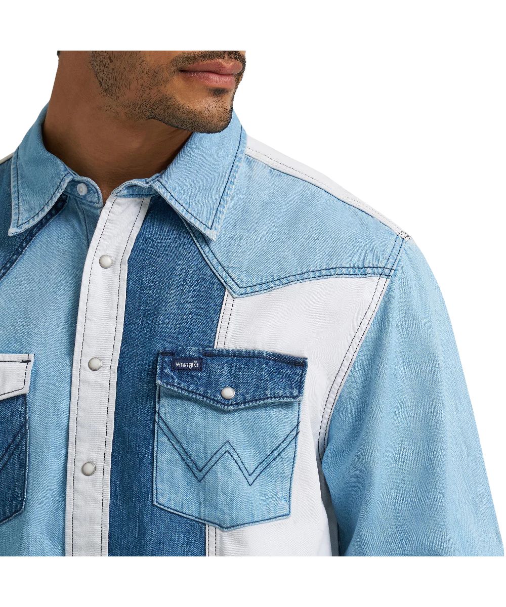 Wrangler Men's Vintage Snap Shirt