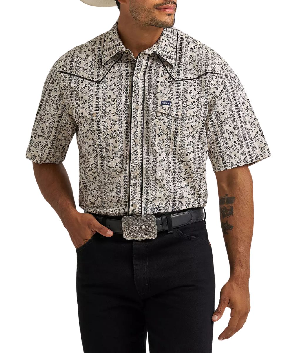 Wrangler Men's Western Snap Shirt