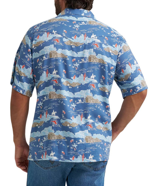 Wrangler Men's Coconut Cowboy Camp Shirt