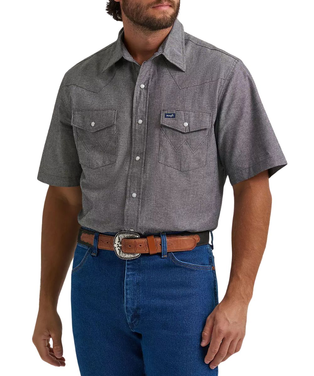 Wrangler Men's Cowboy Cut Western Work Shirt XL