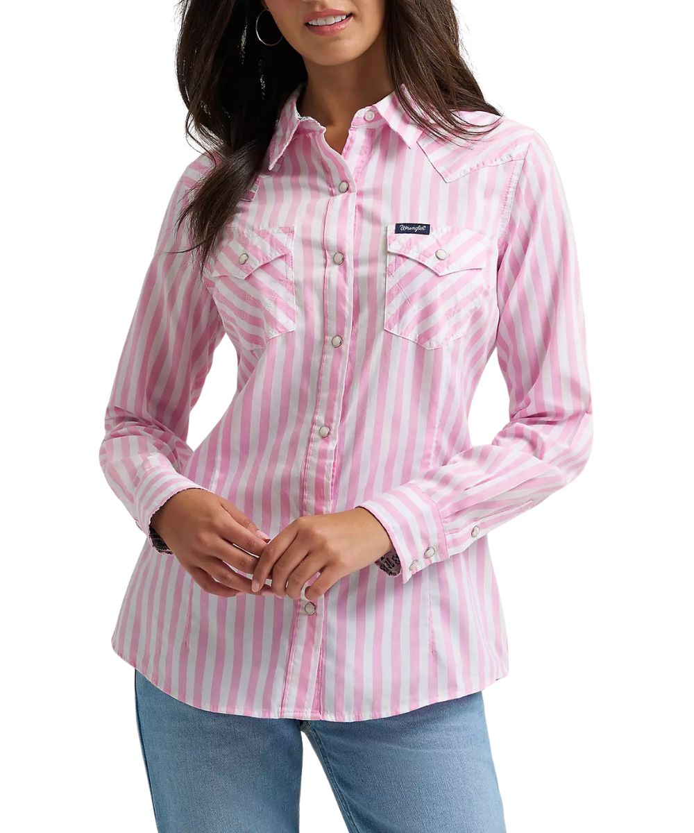 Wrangler Women's Retro Western Snap Shirt