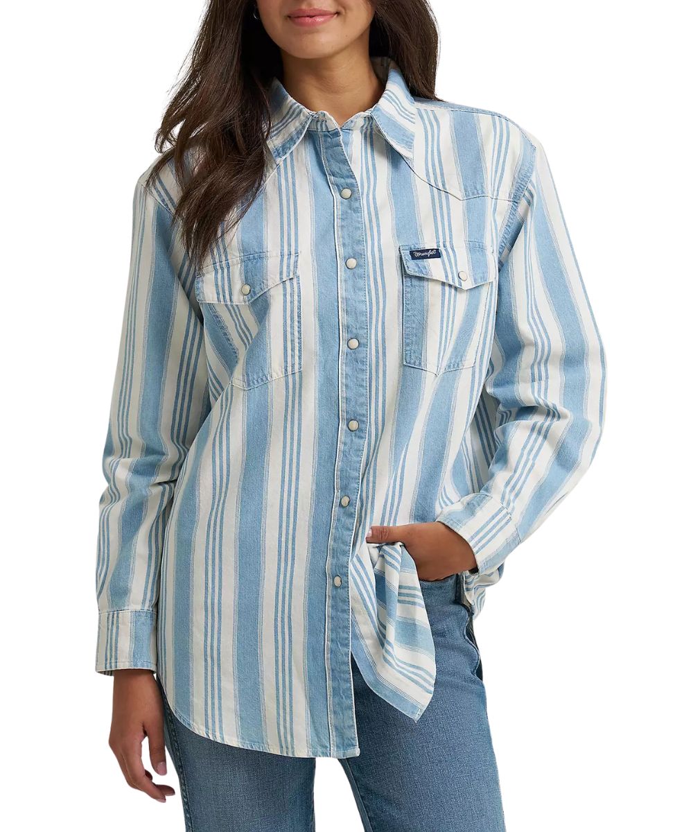 Wrangler Women's Brushpopper Snap Shirt