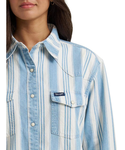 Wrangler Women's Brushpopper Snap Shirt