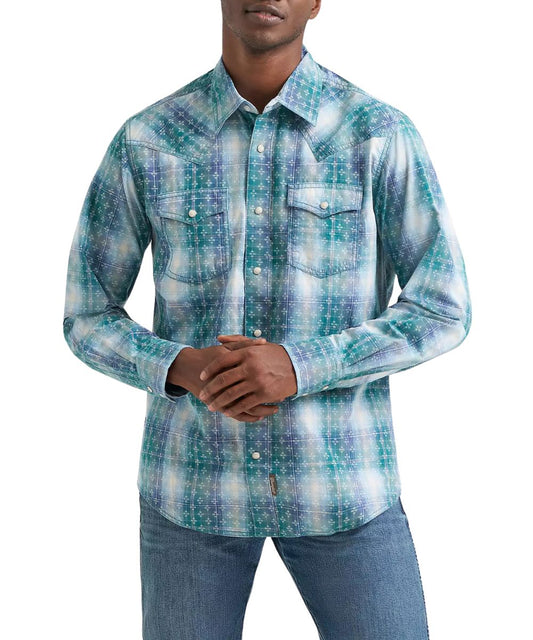 Wrangler Men's Retro Western Snap Shirt