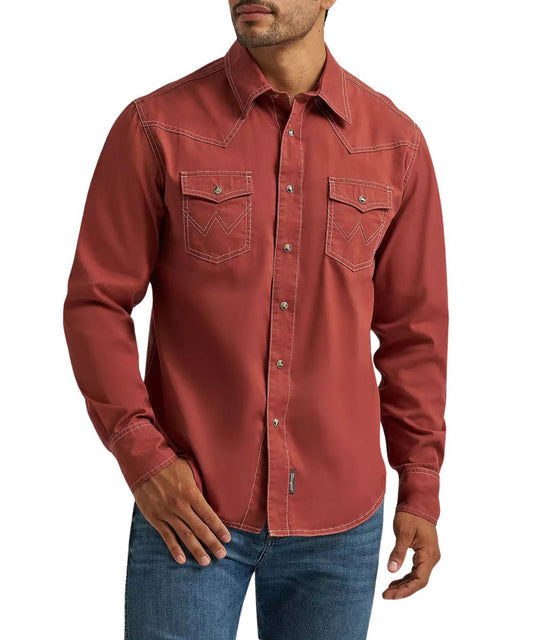Wrangler Men's Retro Western Snap Shirt