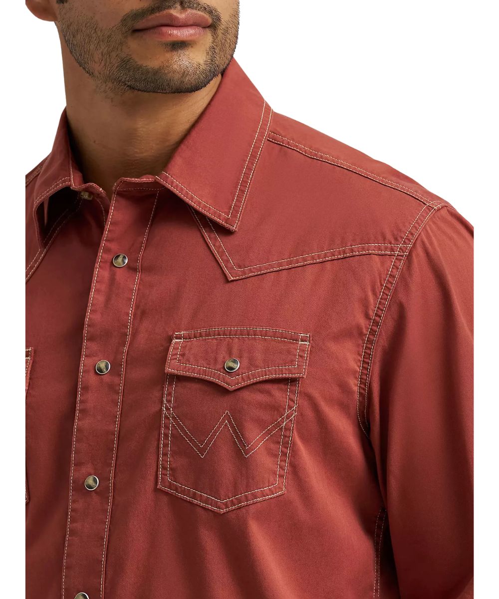 Wrangler Men's Retro Western Snap Shirt