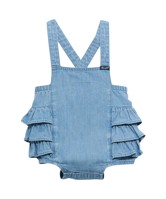Wrangler Infant Girls' Denim Bodysuit