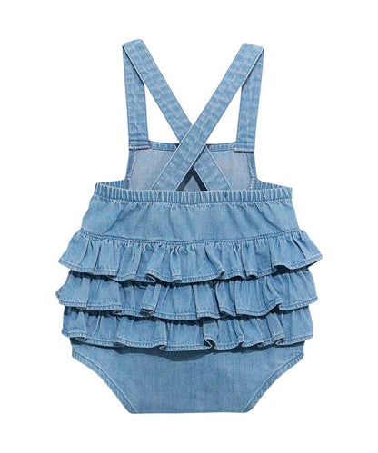 Wrangler Infant Girls' Denim Bodysuit