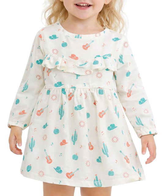 Wrangler Little Girls' Ruffle Dress