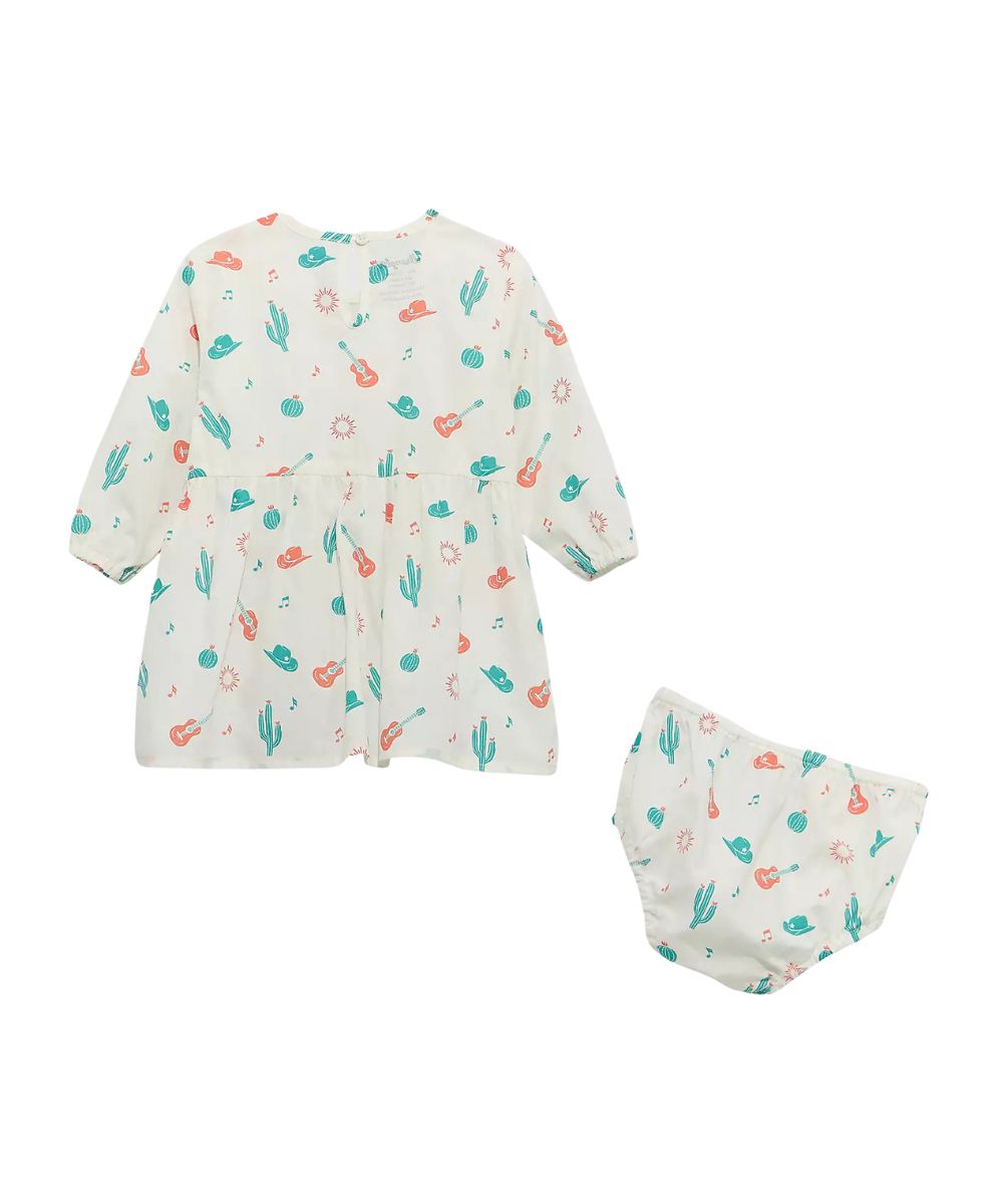 Wrangler Little Girls' Ruffle Dress