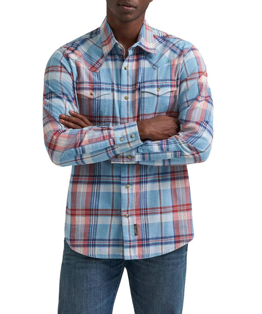 Wrangler Men's Retro Western Snap Shirt
