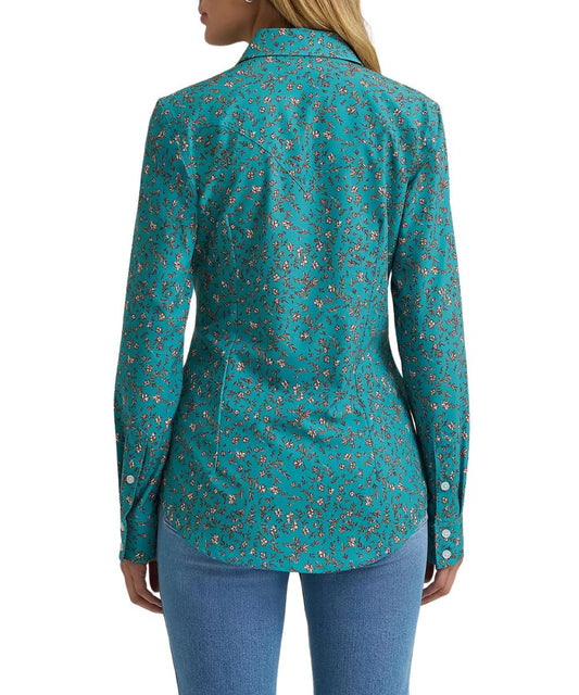Wrangler Women's Aria Performance Button Down Shirt