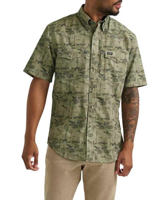 Wrangler Men's ATG Performance Snap Shirt