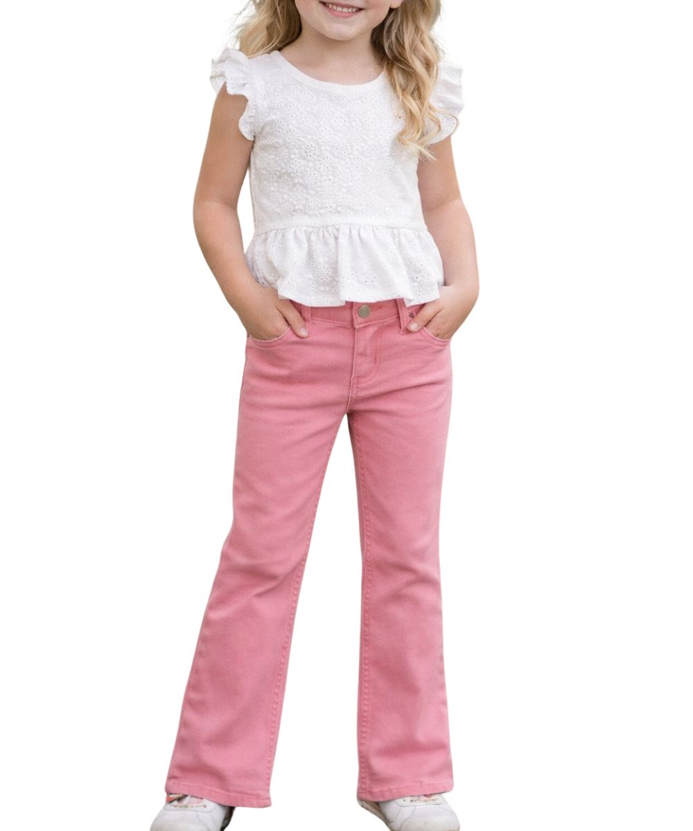Wrangler Girls' Vibrant Boot Cut Jean