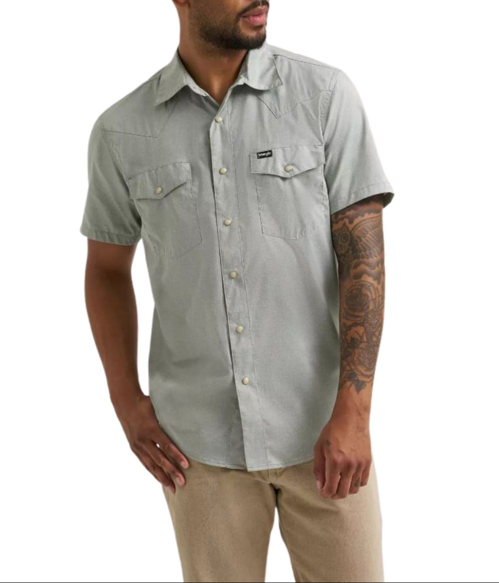 Wrangler Men's ATG Drover Utility Snap Shirt