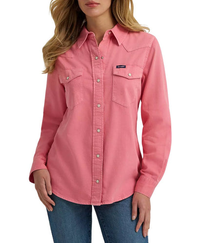 Wrangler Women's Western Snap Shirt