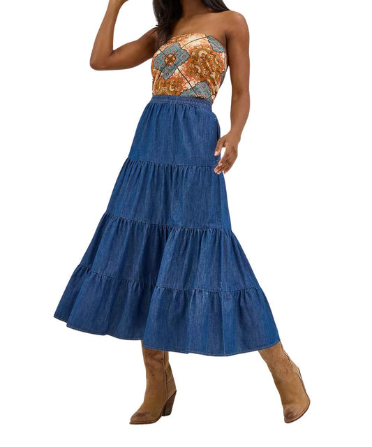 Wrangler Women's Denim Maxi Skirt