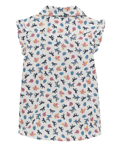 Wrangler Little Girls' Western Snap Shirt