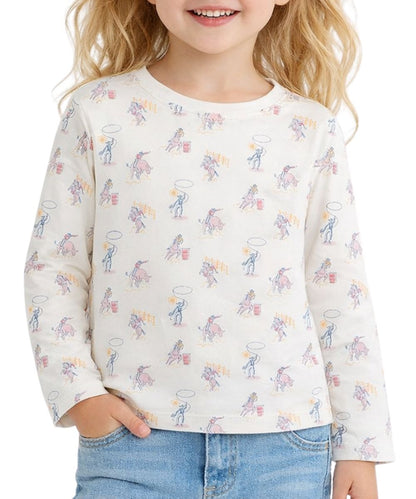 Wrangler Girls' Cowgirl Tee