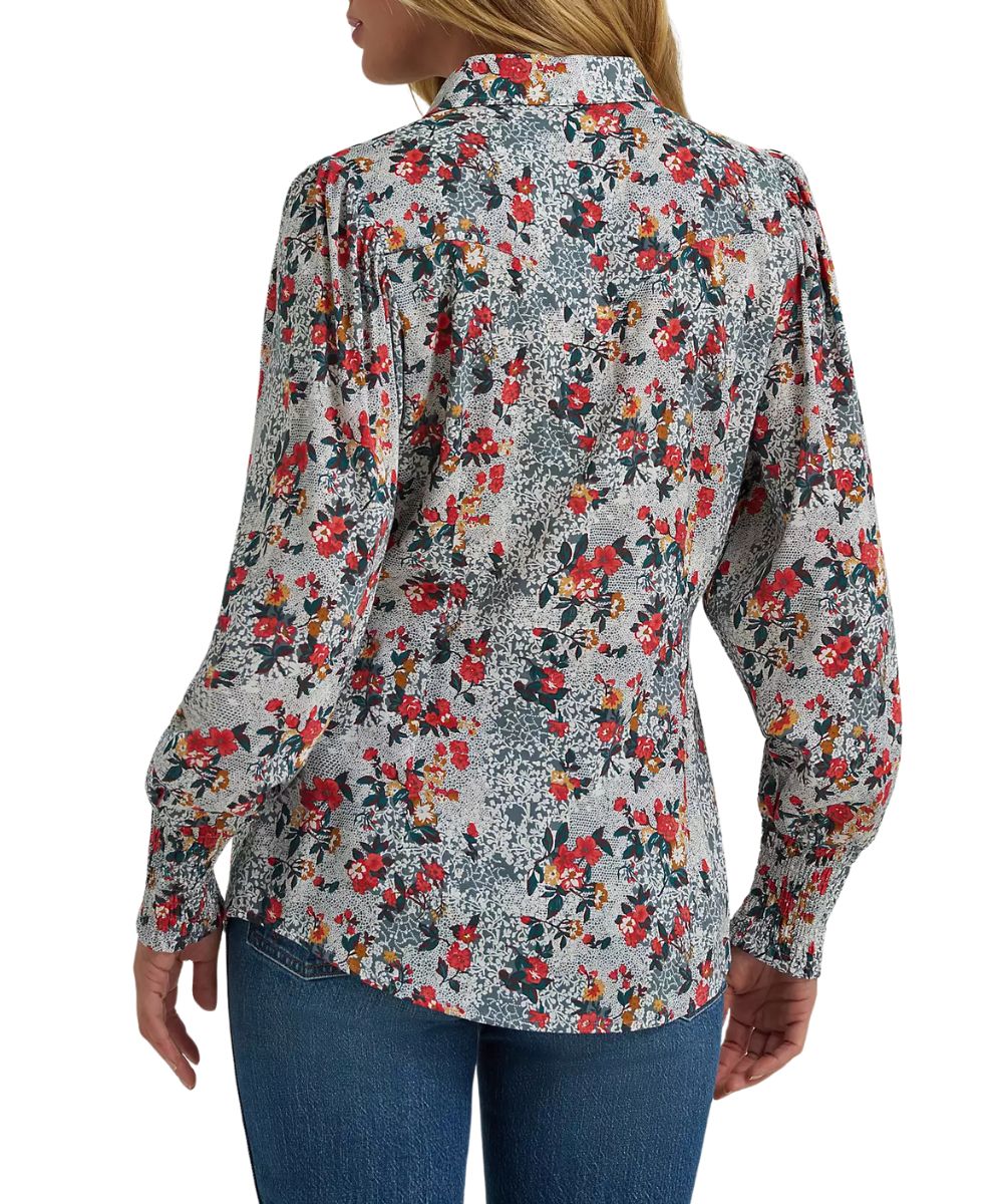 Wrangler Women's Western Snap Blouse