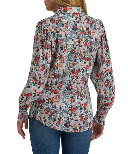 Wrangler Women's Western Snap Blouse
