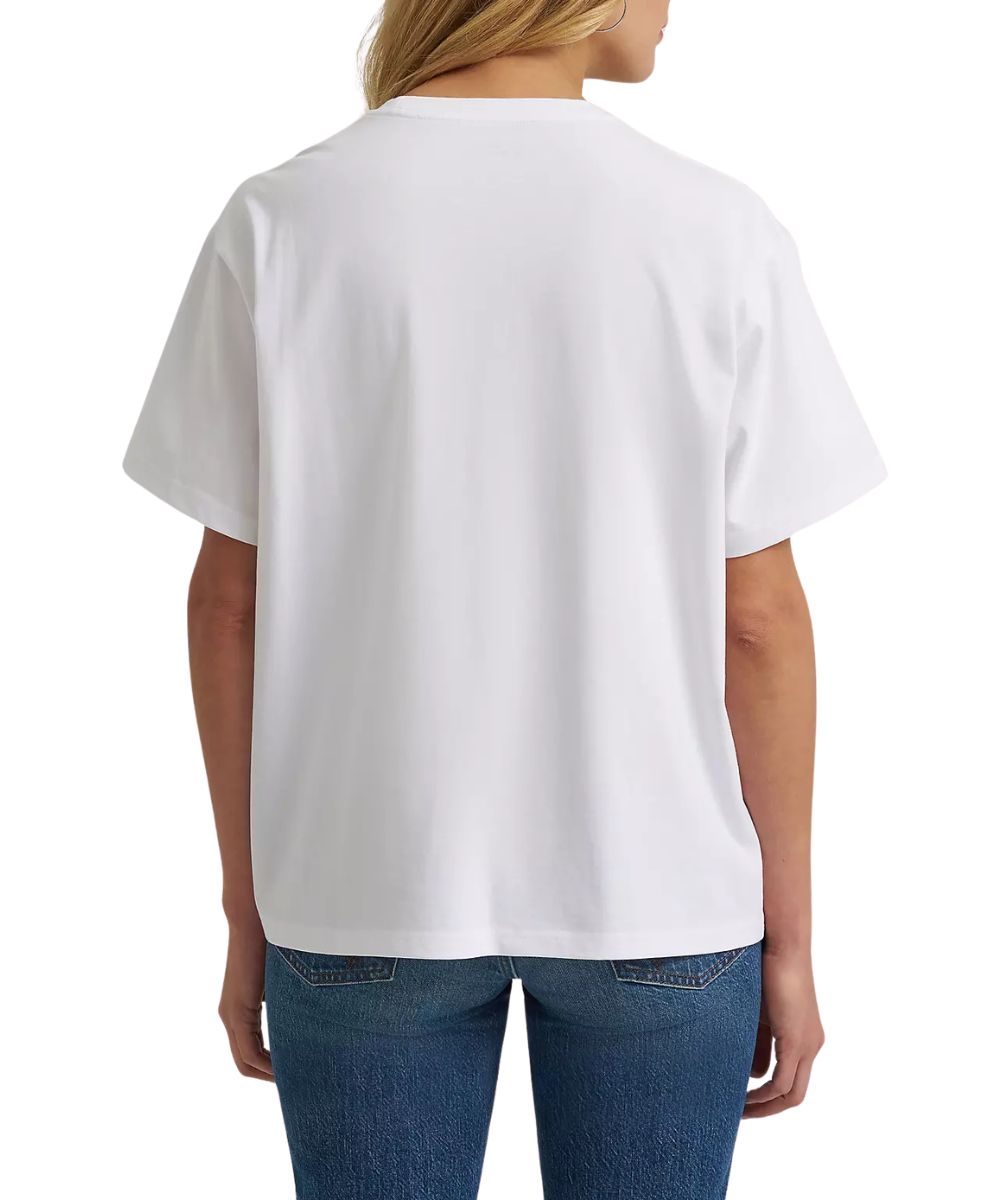 Solid Printed Bright White Back