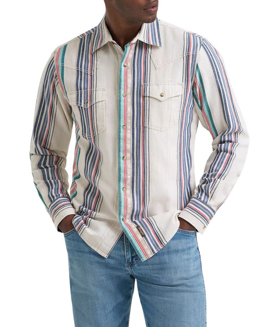 Wrangler Men's Retro Western Snap Shirt
